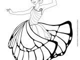 Coloriage Ballerina Disney Coloriage Barbie Mariposa Dans La Salle De Bal