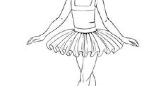Coloriage Ballerina En Ligne Coloriage Grand Jeté Danseuse   Colorier