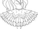 Coloriage Ballerina En Ligne Página De Bailarina Para Colorir — Ilustra§£o De Stock