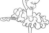 Coloriage Ballerina Rosita Coloring Page Ballerina Girls Dancing Black White Outline Image Two
