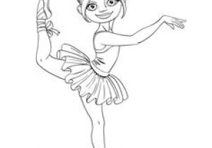 Coloriage Ballerina Rosita Página De Bailarina Para Colorir — Ilustra§£o De Stock