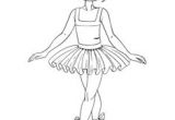 Coloriage Ballerina Rosita Página De Bailarina Para Colorir — Ilustra§£o De Stock