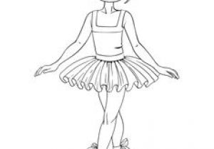 Coloriage Ballerina Rosita Página De Bailarina Para Colorir — Ilustra§£o De Stock
