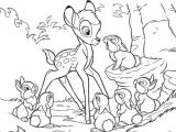 Coloriage Bambi Gratuit à Imprimer Coloriage Bambi Avec Les Petits Lapins Dessin Gratuit à