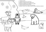 Coloriage Banquise Pole nord Animaux Des P´les