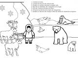 Coloriage Banquise Pole nord Animaux Des P´les