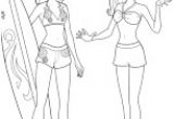 Coloriage Barbie A La Plage Zuma Ac Pagne Merliah Coloriage Coloriage Barbie Coloriage