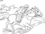 Coloriage Barbie Club Hippique Coloriages Barbie Et Ses soeurs Au Club Hippique 15