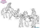 Coloriage Barbie Club Hippique Lovely Coloriage Barbie Et Ses soeurs Au Club Hippique at
