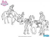 Coloriage Barbie Club Hippique Lovely Coloriage Barbie Et Ses soeurs Au Club Hippique at