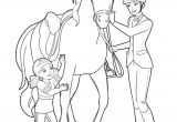 Coloriage Barbie Et son Cheval 294 Best Coloriages Barbie Images On Pinterest