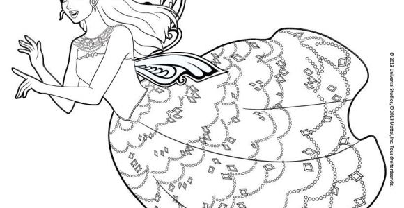 Coloriage Barbie Papillon Coloriage Barbie La Princesse Catania Coloriages
