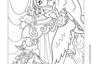 Coloriage Barbie Papillon Les Barbies Ensemble Avec Une Licorne Faisant Au Revoir   Ses Amis