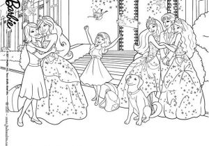 Coloriage Barbie Princesse Et La Popstar Coloriage Barbie Princesse Barbie En Pagnie De son Caniche