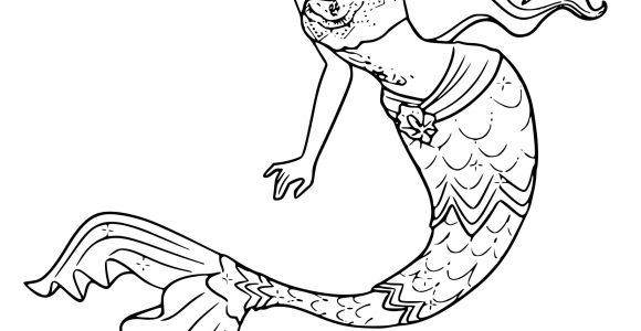 Coloriage Barbie Sirene 2 Coloriage Barbie Sirène 2 à Imprimer Gratuit