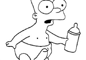Coloriage Bart Simpson A Imprimer Coloriage A Imprimer Bart Simpson En Couche Culotte
