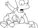Coloriage Bart Simpson A Imprimer Coloriage A Imprimer Bart Simpson Fait Une Pirouette En