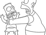 Coloriage Bart Simpson A Imprimer Coloriage Bart Et son Père Homer Dessin Gratuit à Imprimer