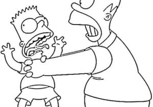 Coloriage Bart Simpson A Imprimer Coloriage Bart Et son Père Homer Dessin Gratuit à Imprimer