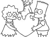 Coloriage Bart Simpson A Imprimer Coloriage Bart Simpson En Ligne Dessin Gratuit à Imprimer