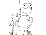 Coloriage Bart Simpson A Imprimer Dessin Bart Simpson A Colorier