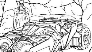 Coloriage Batmobile Coloriage Batman Avec Sa Batmobile Dessin