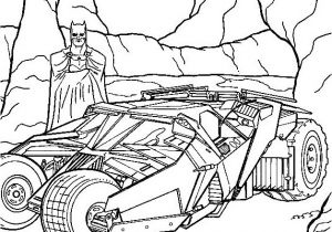 Coloriage Batmobile Coloriage Batman Avec Sa Batmobile Dessin
