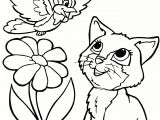 Coloriage Bébé Animaux Trop Mignon Coloriage De Chat Avec Un Coeur L Meublerc