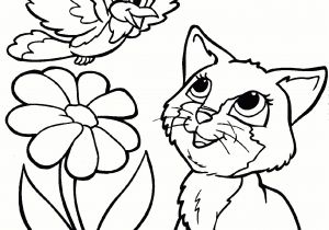 Coloriage Bébé Animaux Trop Mignon Coloriage De Chat Avec Un Coeur L Meublerc
