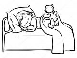 Coloriage Bébé Qui Dort Funny Vector Cartoon Sleeping Baby — Image Vectorielle