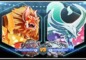 Coloriage Beyblade Burst Shu Spryzen S2 Storm Spryzen Vs Luinor L2 Lost Longinus Beyblade