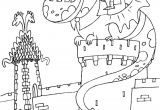 Coloriage Blason Moyen Age Coloriage Moyen Age Dragon Chateau Sur Hugolescargot