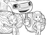 Coloriage Blaze En Ligne Coloriage Blaze Gabby Aj Dessin