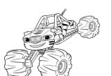 Coloriage Blaze En Ligne Coloriage Blaze Monster Stripes Dessin