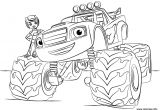Coloriage Blaze En Ligne Coloriage Blaze Monster Truck Dessin