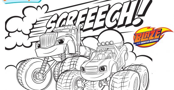 Coloriage Blaze En Ligne Coloriages Paw Patrol Blaze Et Les Monster Machines