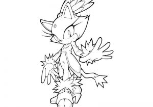 Coloriage Blaze sonic sonic Generations Coloring Pages
