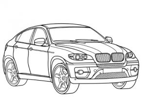 Coloriage Bmw X6 Coloriage Bmw X6