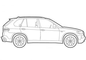 Coloriage Bmw X6 Coloriages   Imprimer Bmw Numéro