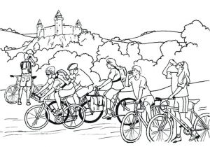 Coloriage Bmx Coloriage Cyclisme A Imprimer Gratuit Coloriage Bmx Race Imprimer