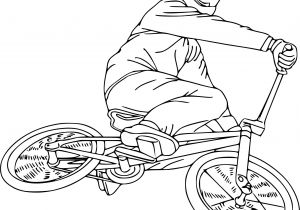 Coloriage Bmx Dessin De Vélo  Colorier Meilleur Inspiration Coloriage Bmx Race L