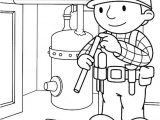 Coloriage Bob Le Bricoleur A Imprimer Coloriage De Bob Le Bricoleur Dessin Un Plombier Au Travail