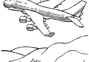 Coloriage Bombardier Coloriage D Un Avion Volant Tr¨s Bas Au Dessus De Deux Petits