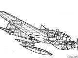 Coloriage Bombardier Coloriage Heinkel He 111h 22 Ar R