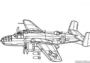Coloriage Bombardier Coloriage north American B 25d Ar R Mitchell