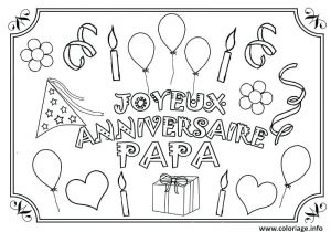 Coloriage Bon Anniversaire Papy Coloriage Joyeux Anniversaire Papa A Imprimer – Vssrfo