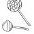 Coloriage Bonbon Gratuit Coloriage Pour Enfants De Bonbons Sucettes