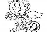 Coloriage Bonbon Halloween Coloriage D Un Personnage Légendaire D Halloween Un Petit Gar§on