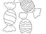 Coloriage Bonbon Halloween Les Frises De Bonbons Décorations Anniversaire