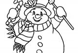 Coloriage Bonhomme De Neige A Imprimer Gratuit Coloriage Bonhomme De Neige Noel